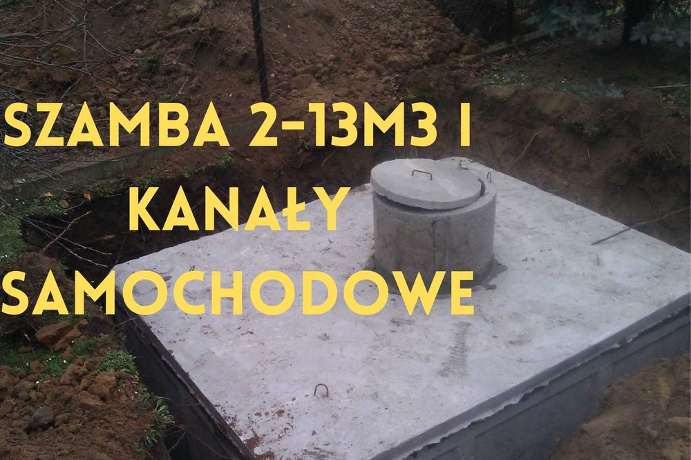 kanał betonowy samochodowy 5.6m SZCZELNE zbiorniki szamba SZAMBO EKO