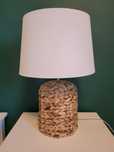 Lampa boho hiacynt wodny rattan