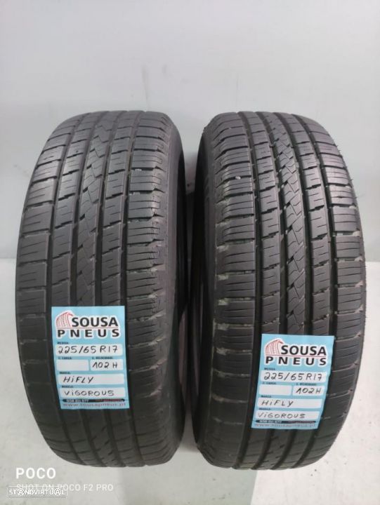 2 pneus semi novos 225-65r17 hifly - Oferta dos portes - 110 Euros