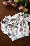 Bluza różyczki falbanki boho