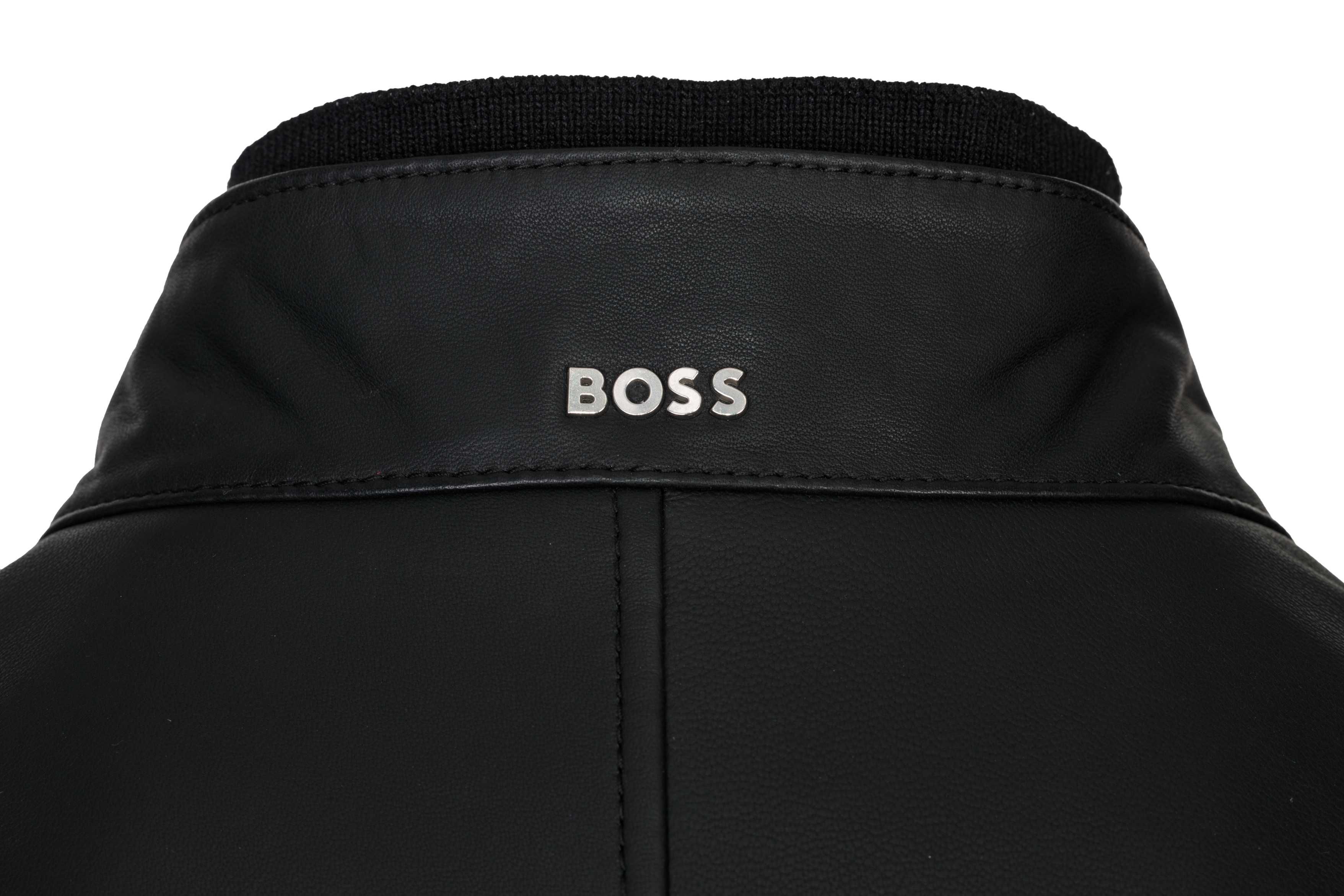 HUGO BOSS skórzana męska kurtka BLACK NOWOŚĆ