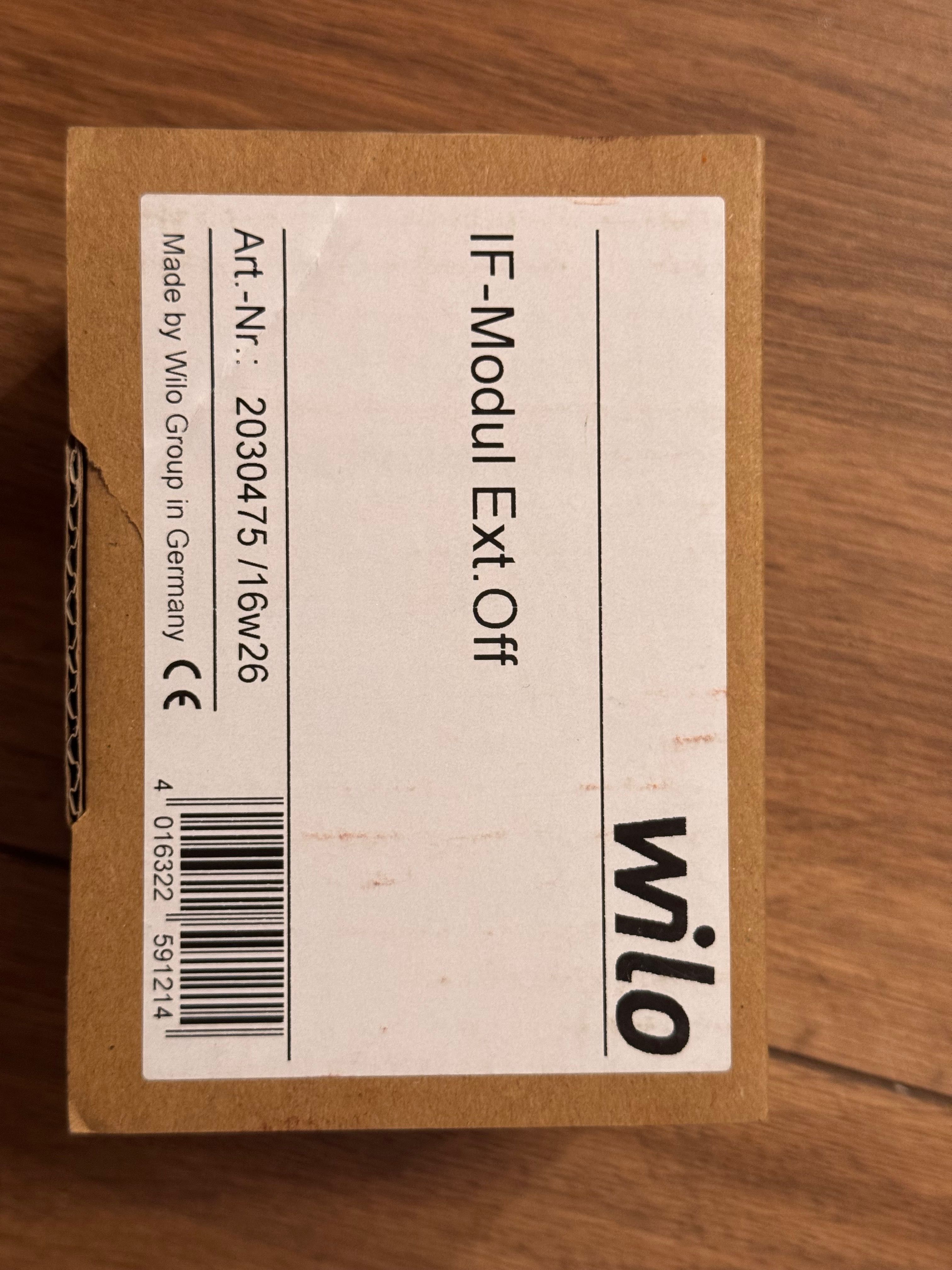 WILO IF MODULE Stratos Moduł sterownik do pomp.