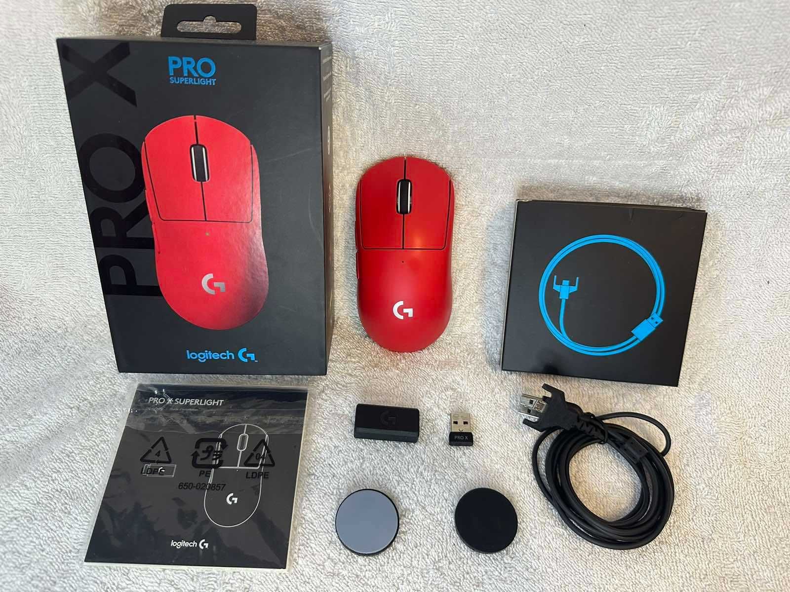 ЭКСКЛЮЗИВ!Игровая мышка Logitech G Pro X Superlight Red.Идеал!