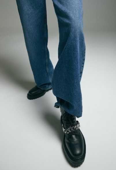 Botas pretas militares botins efeito pele com atacadores mulher