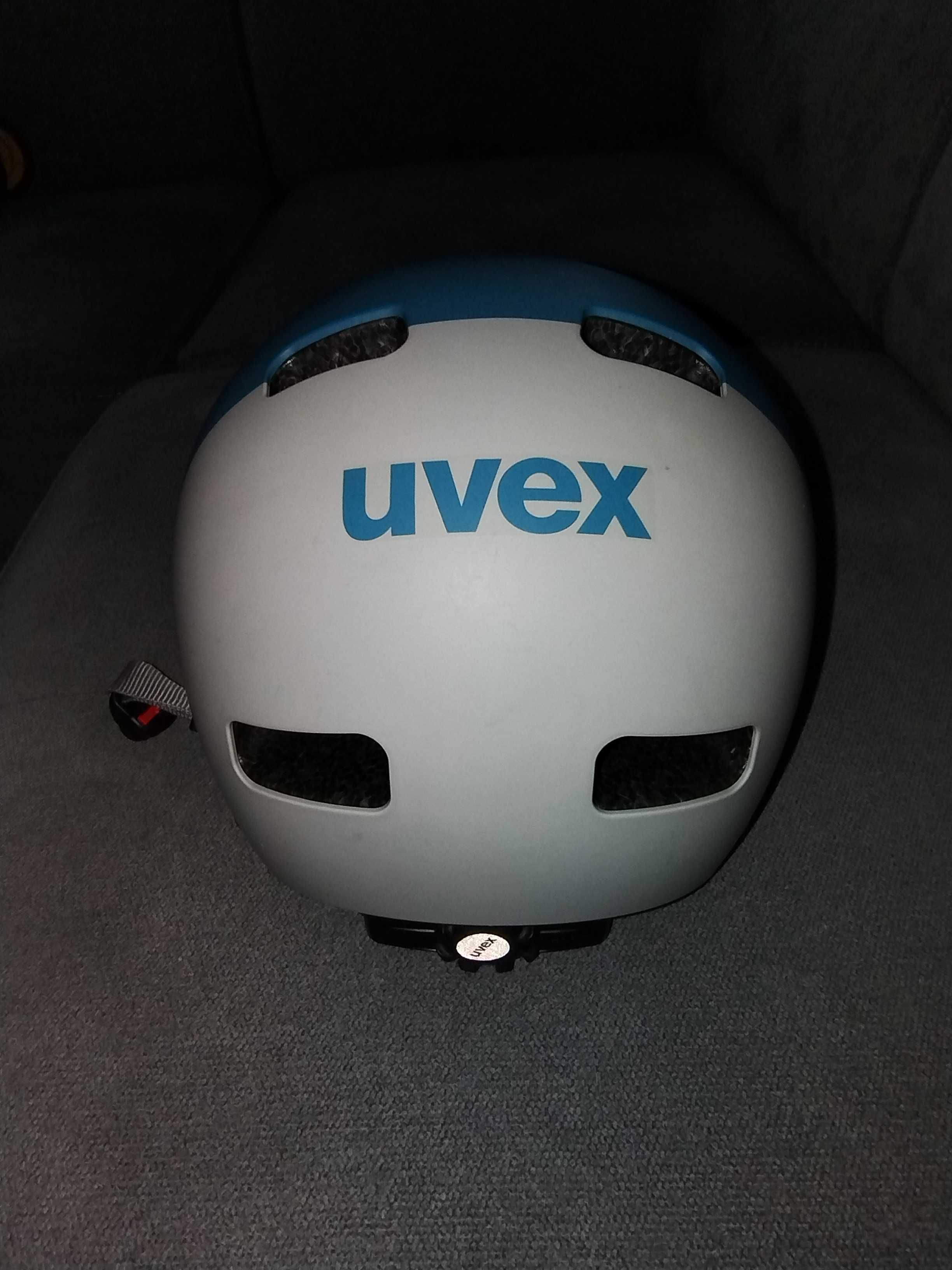 Kask ochronny UVEX Kid 3 cc 51-55 cm Cyan mat 51-55 rower hulajnoga