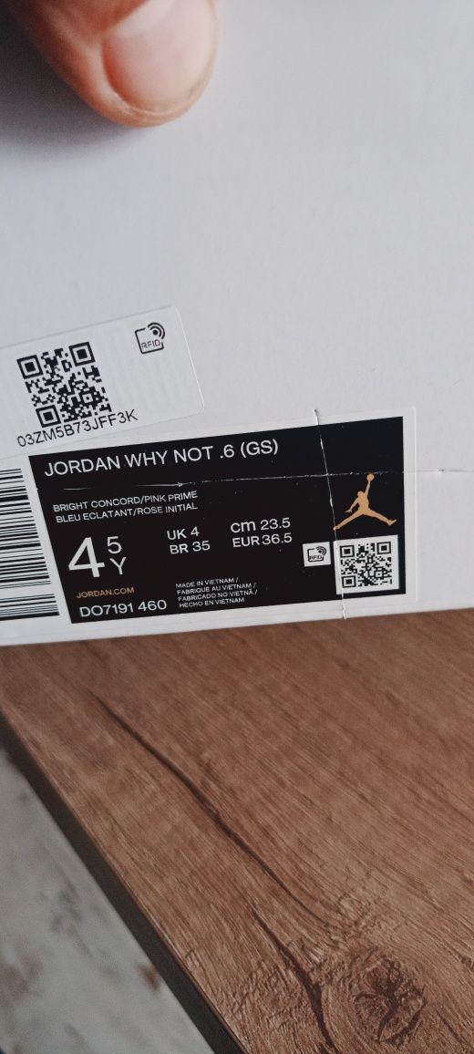 Jordan WHY NOT 6