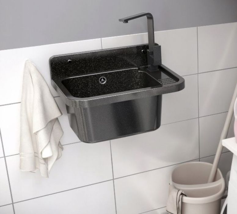 Zlew Gospodarczy Zlewozmywak Roboczy Syfon do Kotłowni Garażu Ogrodowy