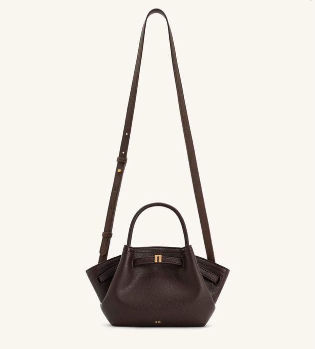 JW PEI Hana Mini Tote Bag - Коричнева жіноча сумка кросс-боді