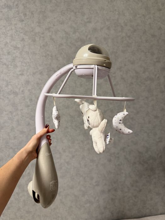 Мобіль-проектор на ліжечко 3 в 1 "Веселка"