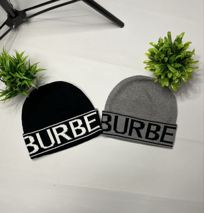 Шапка burberry / шапка на зиму