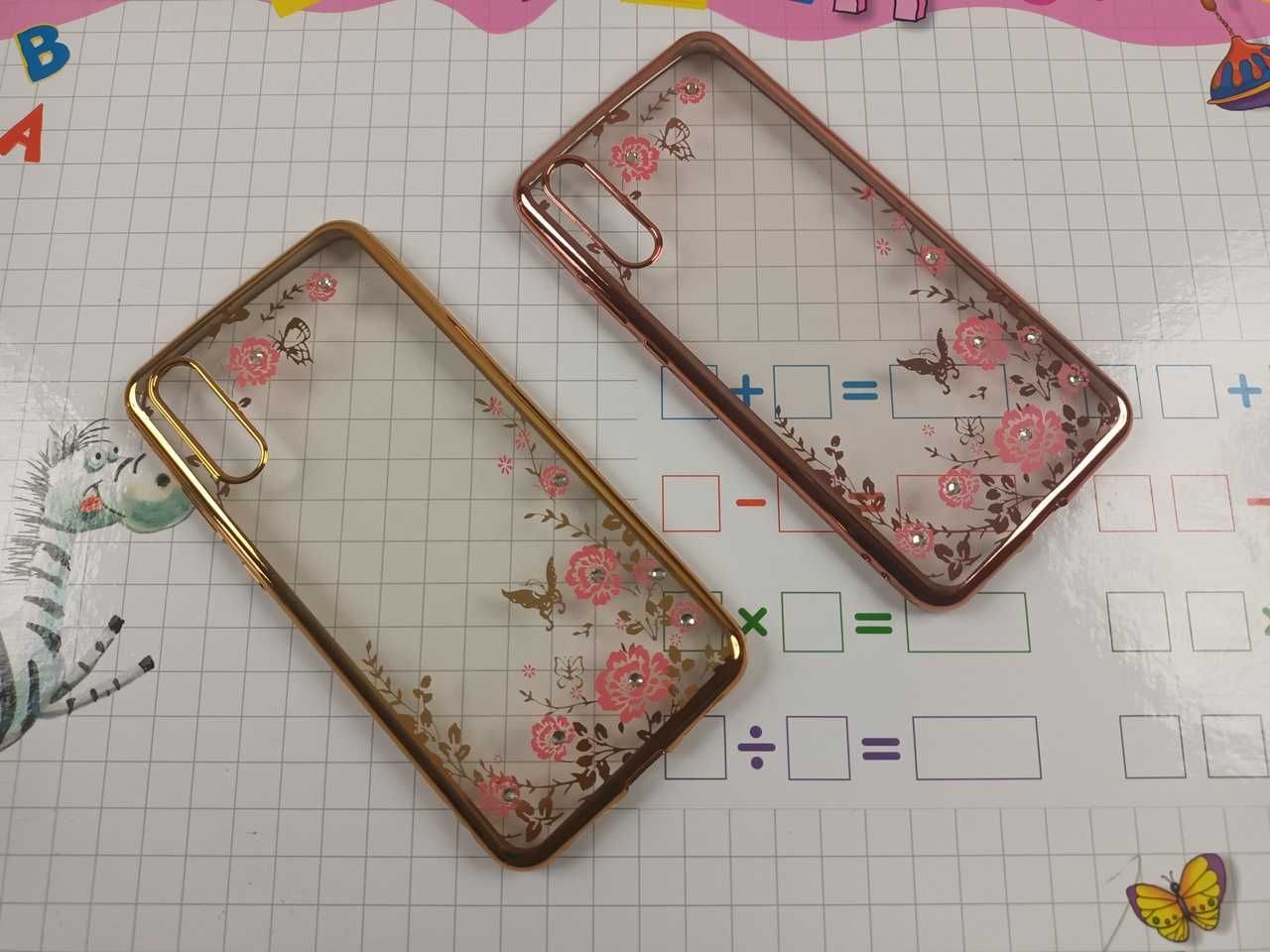 Etui Case Flowers do Huawei P20 + Szkło Hartowane