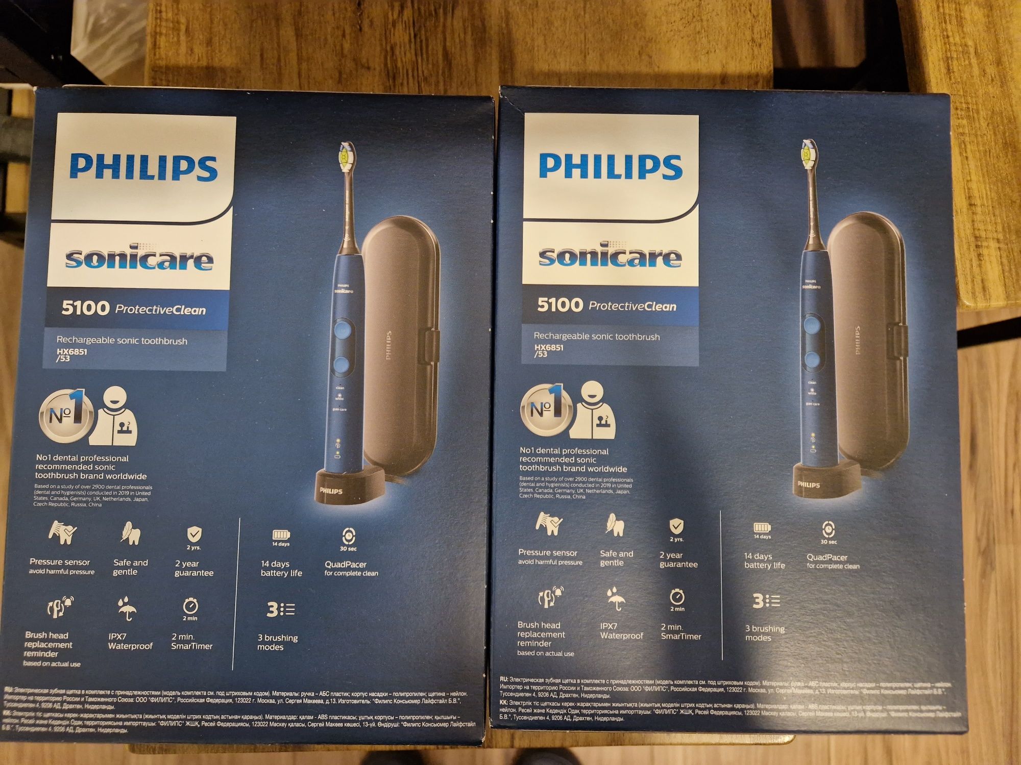 Новая оригинальная зубная щётка Philips Sonicare 5100