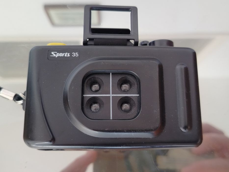 Aparat analogowy multi ekspozycja efektowy retro vintage