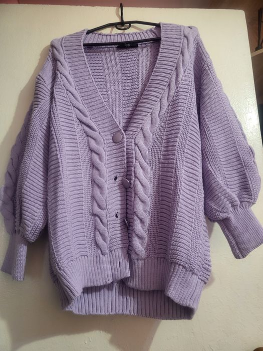 Кардиган Вязаний бузковий колір