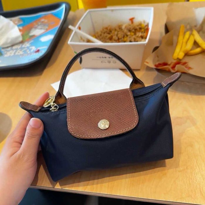 Torebka do makijażu Le Pliage Original Granatowy