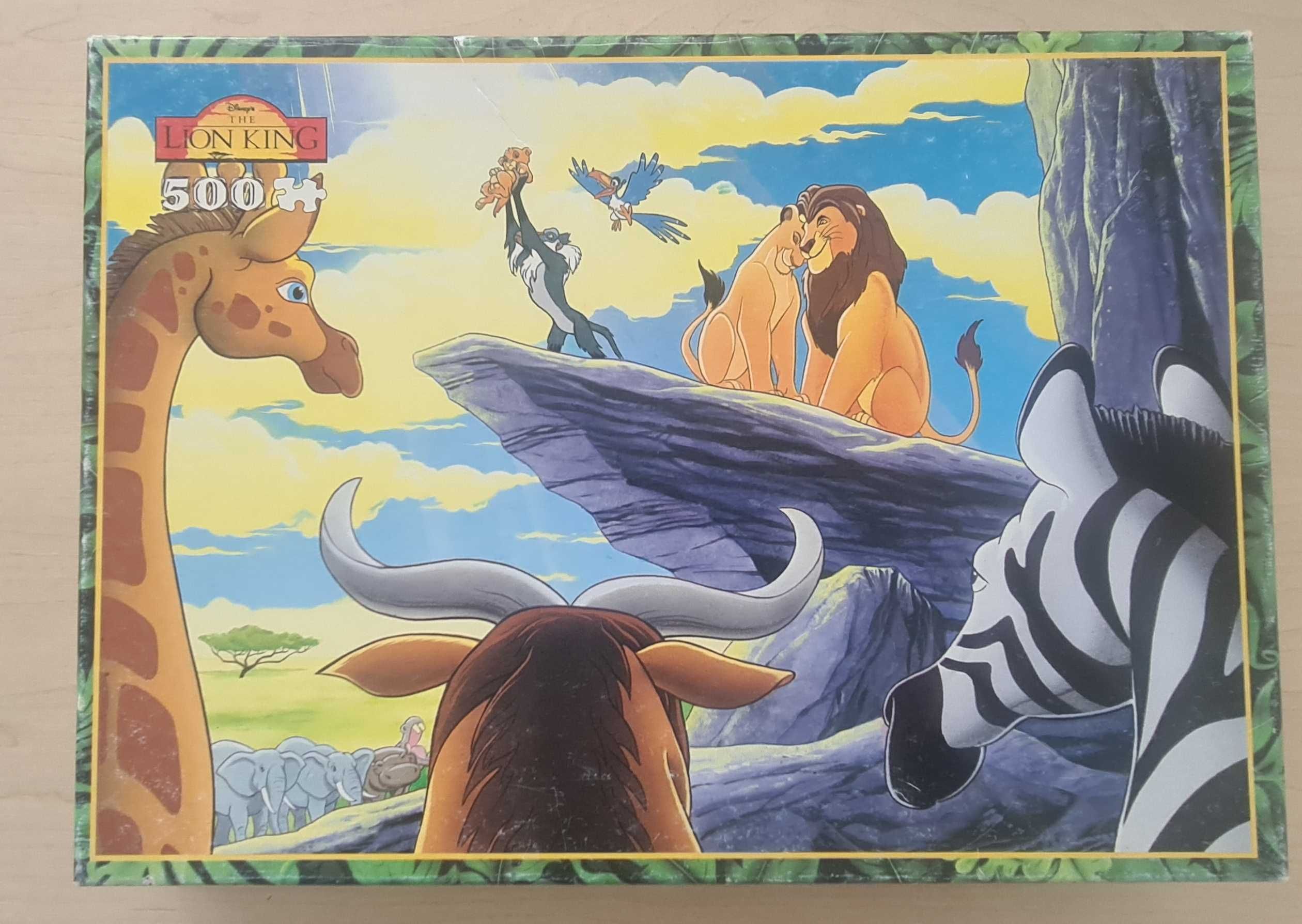 Puzzle Jumbo Lion KING Król LEW 500 stare PRL