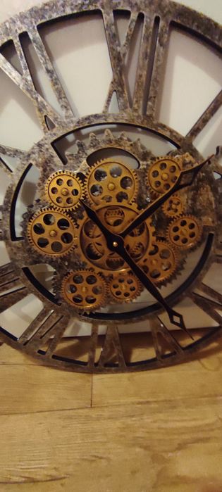 Zegar ścienny loftowy