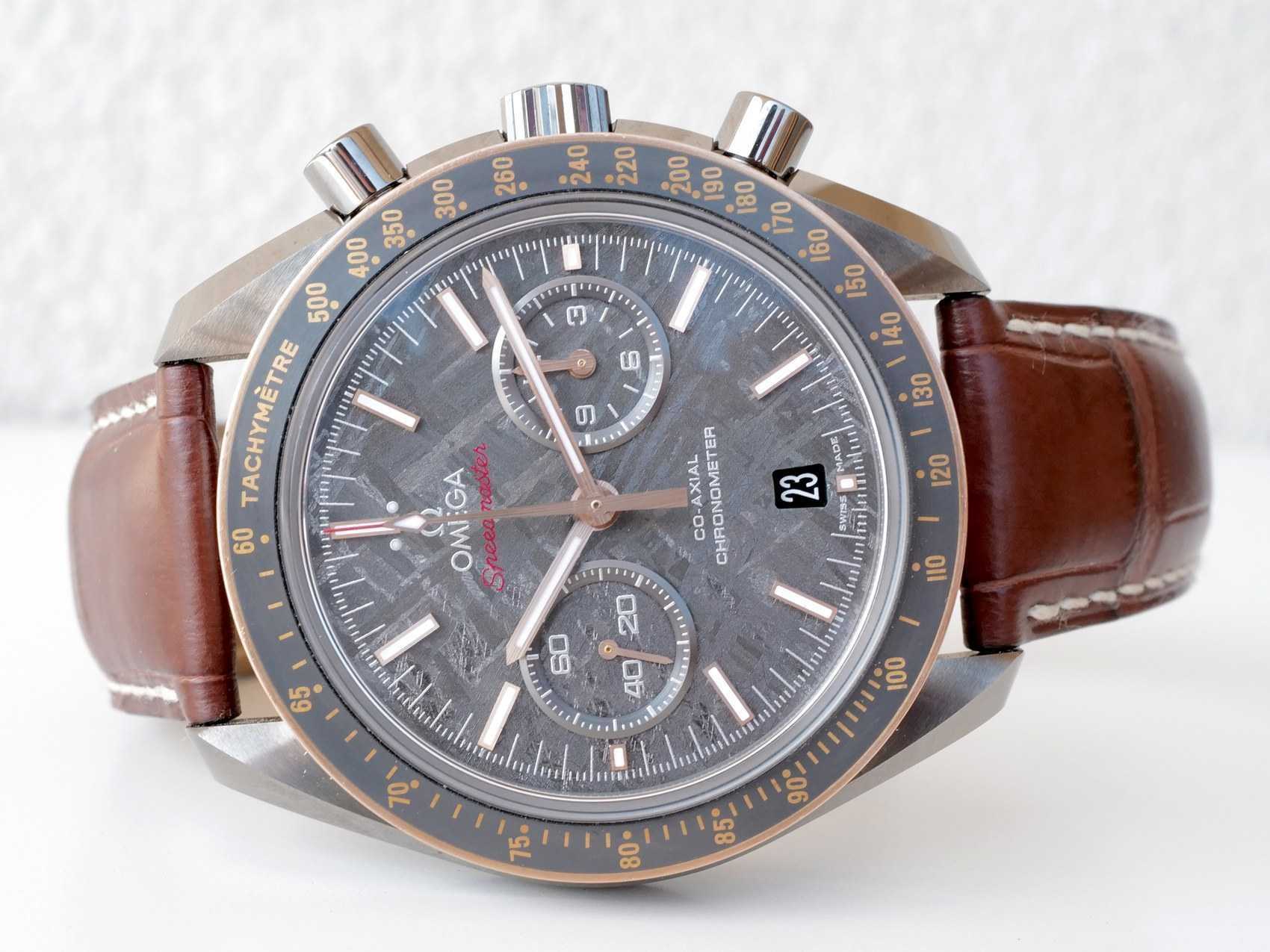 Omega Speedmaster Moonwatch Grey Side of the Moon Meteorite