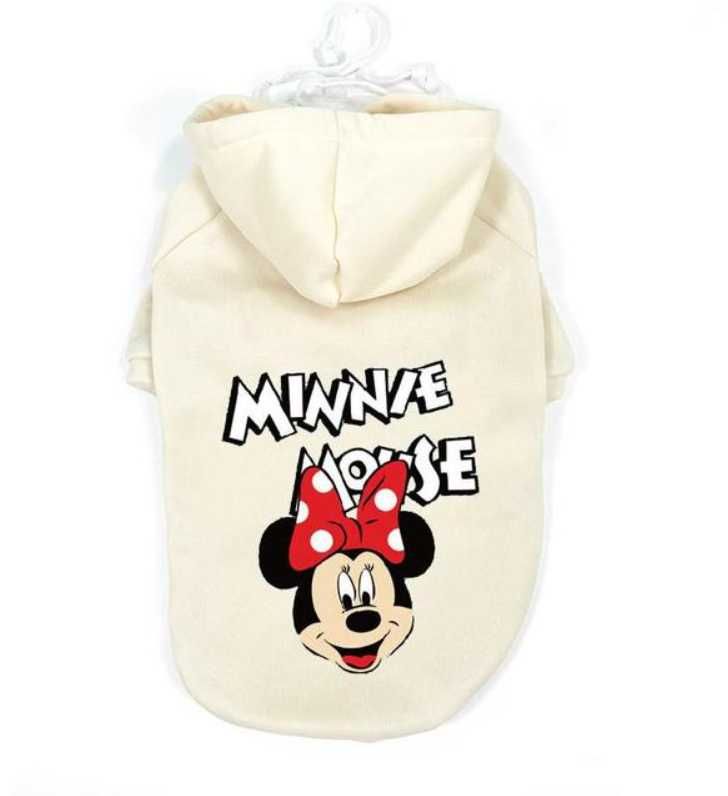 Bluza z kapturem dla psa ubranko Disney Myszka Minnie roz. M