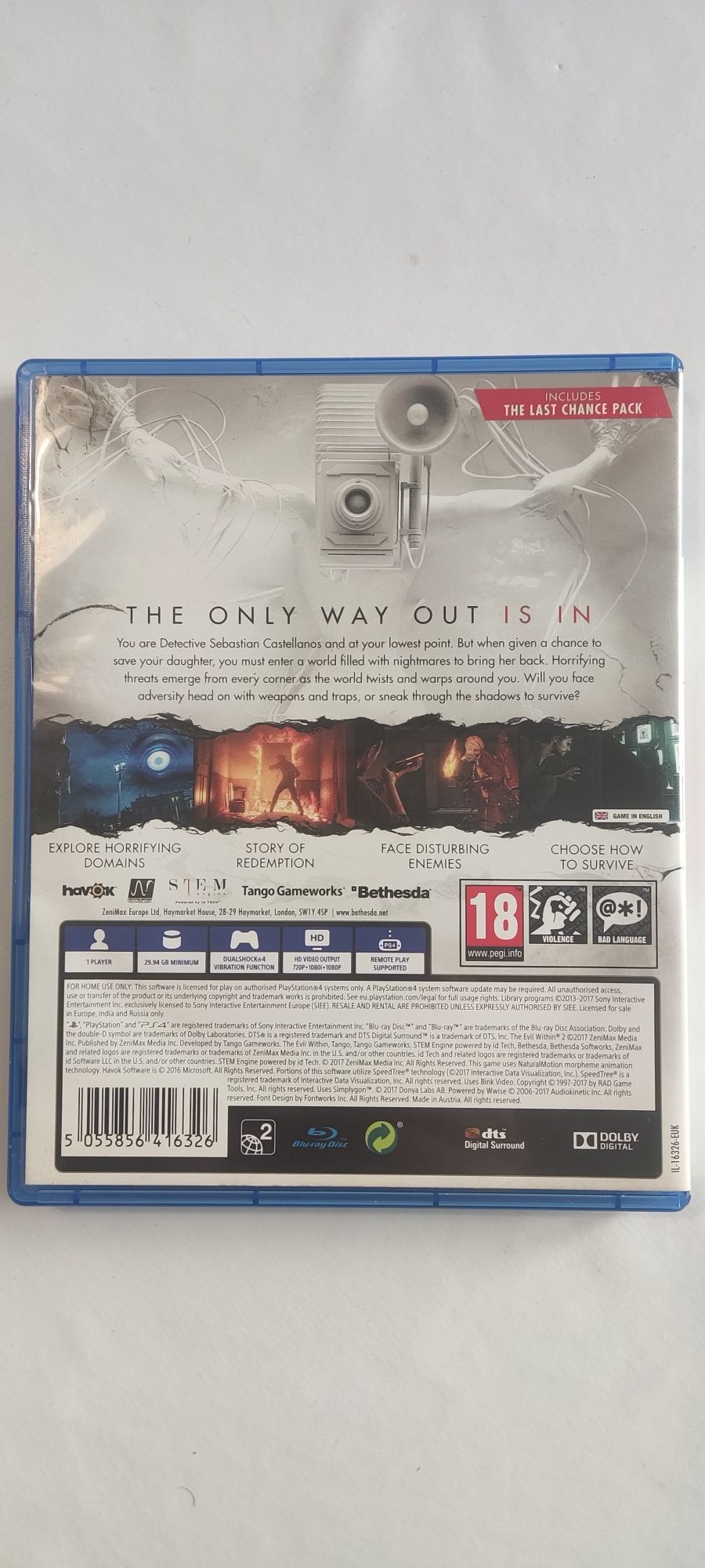 The Evil Within 2 PS4 jogo playstation 4 como novo