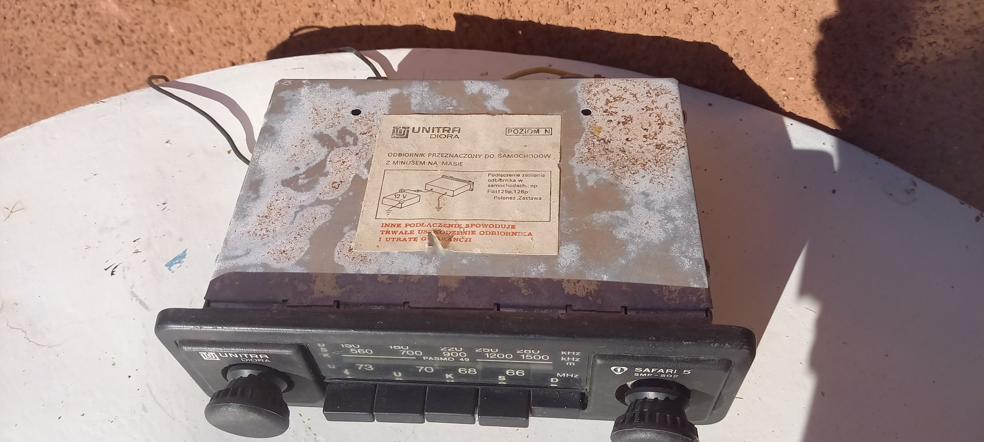 Radio samochodowe Unitra Safari 5