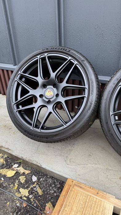 Goauto диски Porsche 5/130 r20 r21 9-11j dia71,6 з гумою 305 30 r21