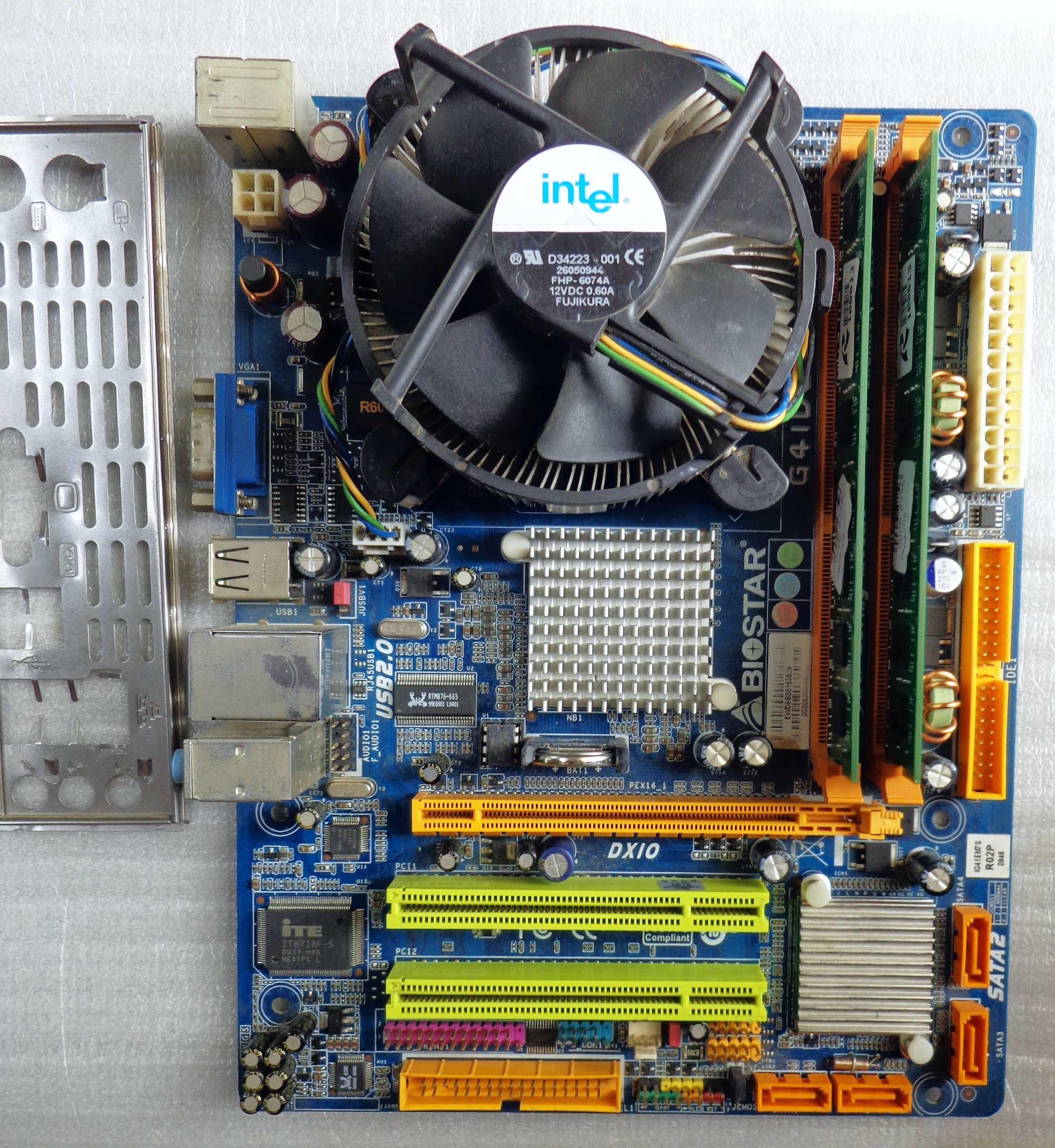 Комплект 4 ядра Intel® Xeon® L5420/ Biostar G41D3 / 4 Gb DDR3