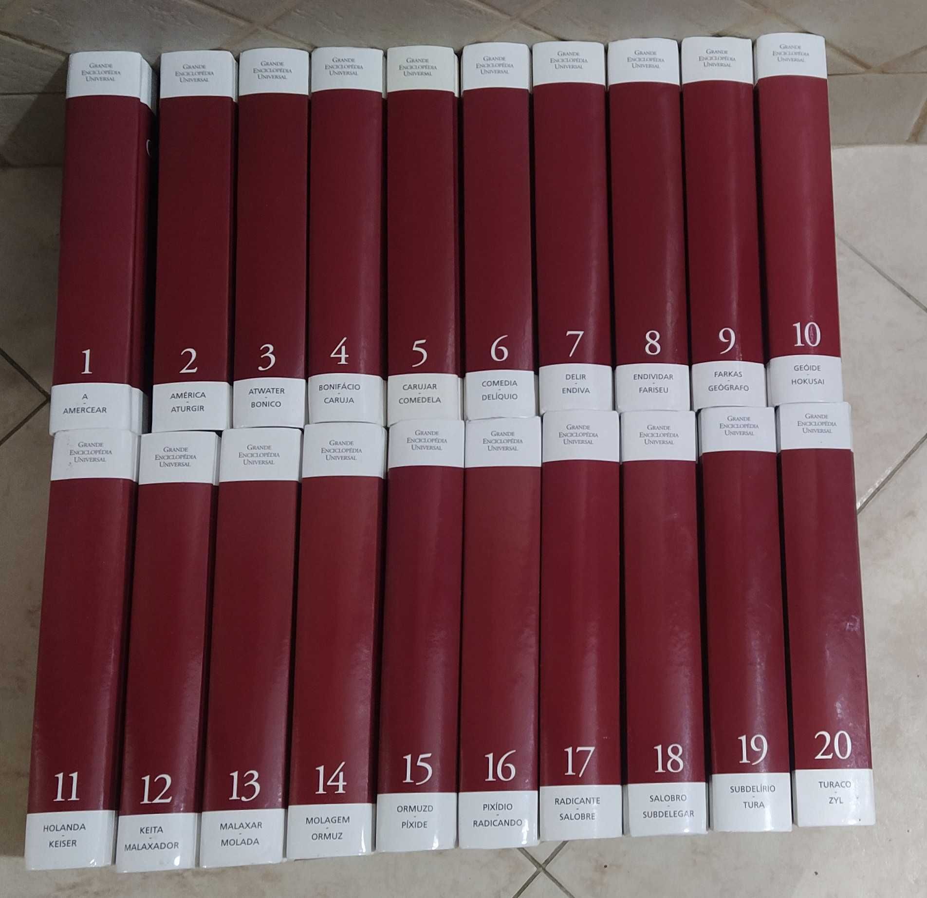 Grande Enciclopédia Universal 20 volumes completa