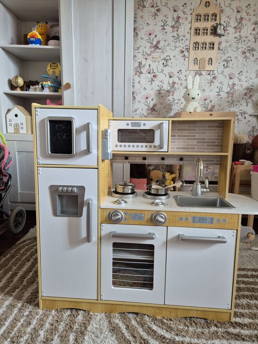 Kuchnia dla dzieci drewniana duza