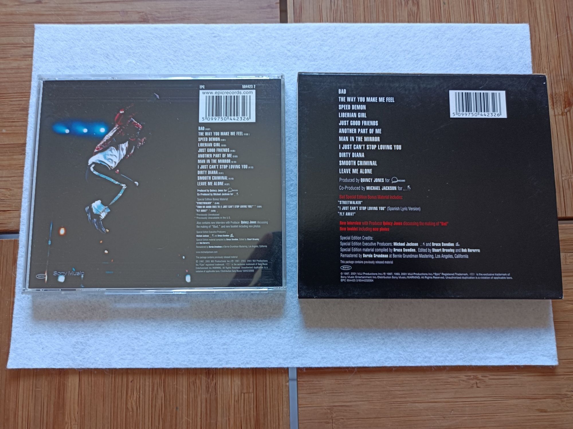 CD * Michael Jackson - BAD * Edição Especial