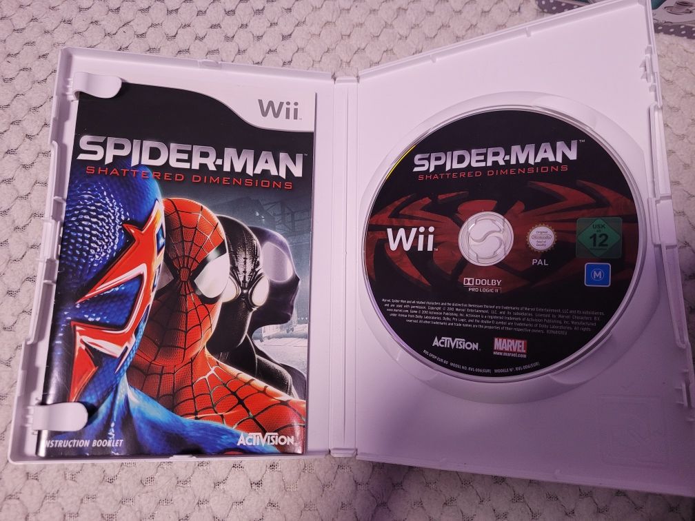 Spider-Man Shattered Dimensions 3xA Wii BDB stan Spider man UNIKAT