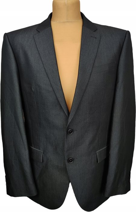 Next elegancka marynarka męska w paski 42s 107 cm