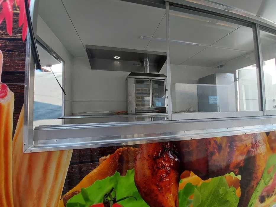 Przyczepa Gastronomiczna Handlowa NOWA 2025  pod Kurczaki WYPOSAŻONA