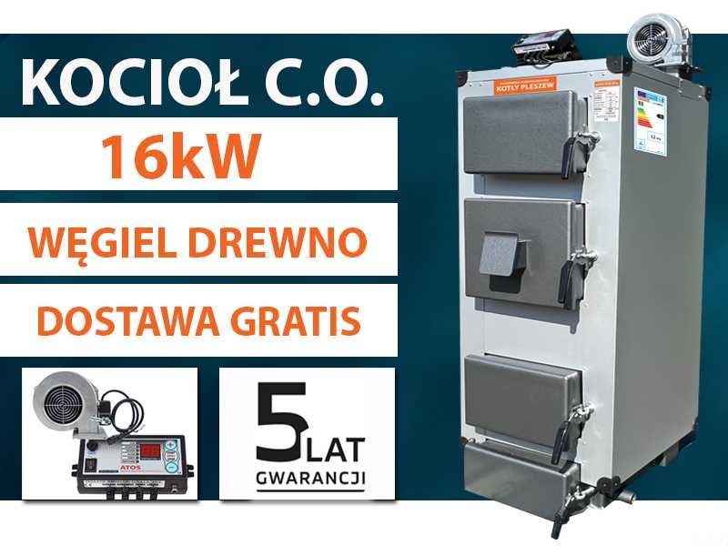 Kocioł 16kw 160m2 Drewno Węgiel Kotły Zasypowe