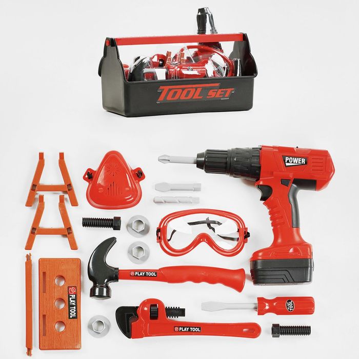 АКЦІЯ! Набір інструменти у валізі, 22 предмети,  инструменты, дриль