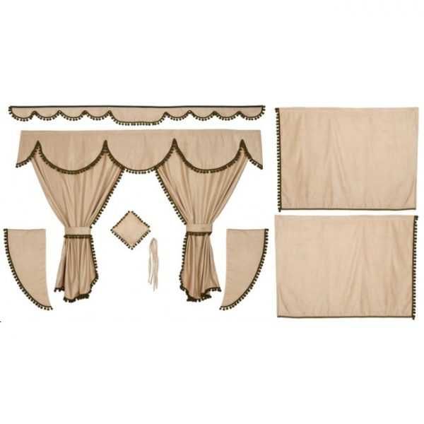 Zasłony Firanki do kabiny TIR ciężarówki Pokrowce na siedzenia