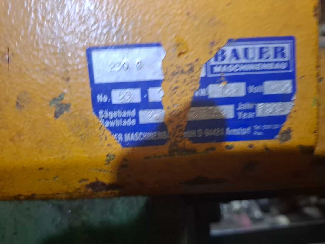 Piła taśmowa, piła do metalu BAUER