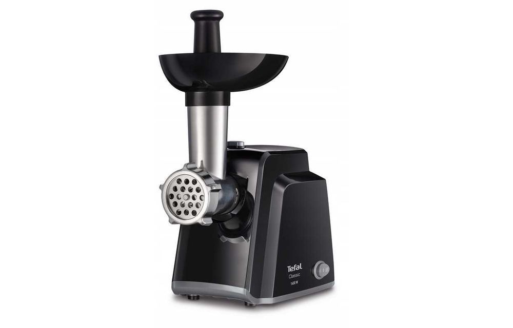 TEFAL Maszynka do mielenia mięsa Do robienia Kiełbasy Czarna NOWA