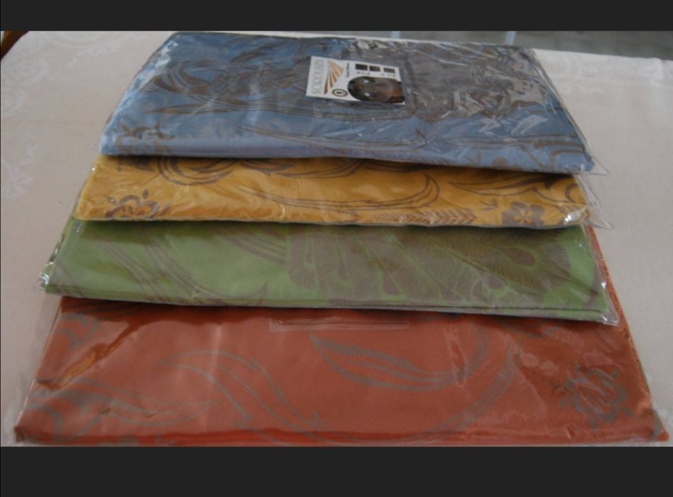 Redonda grande toalha de mesa  230 cm, algodão, jaquard