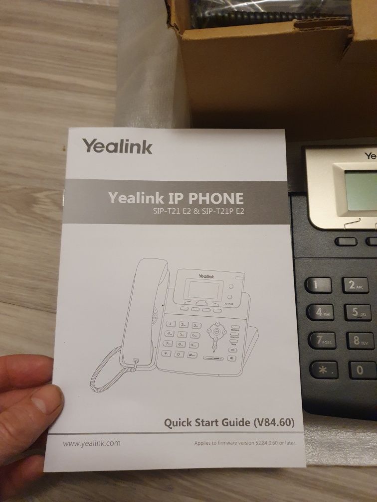 Telefon stacjonarny Yealink Nowy