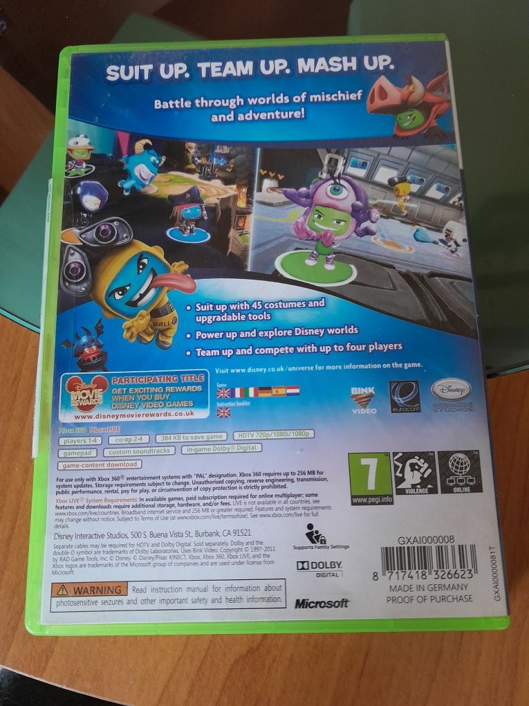 Disney Universe.Stan BD.X box 360