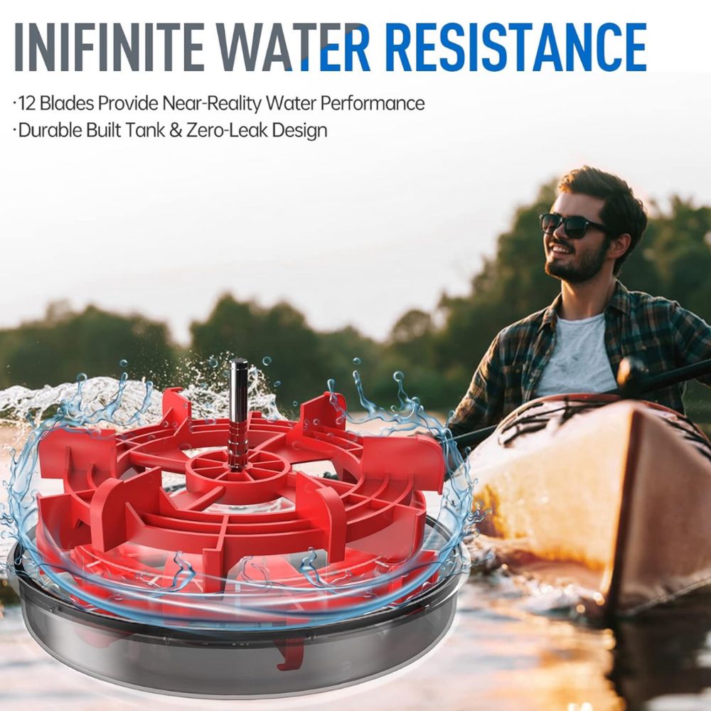 JOROTO Wioślarz wodny do 150 kg, z oporem wody, Bluetooth NOWY