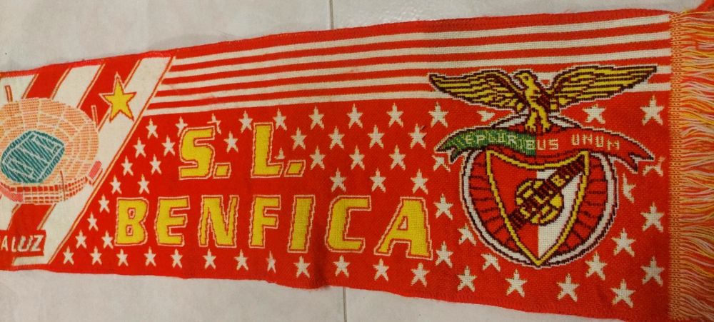 Cachecol vintage do Benfica