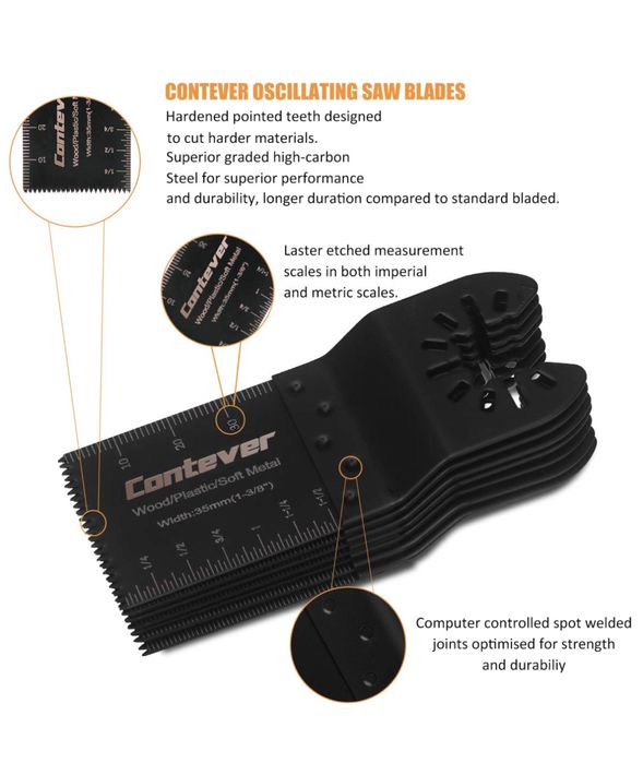 Contever Wielofunkcyjne brzeszczoty do piły