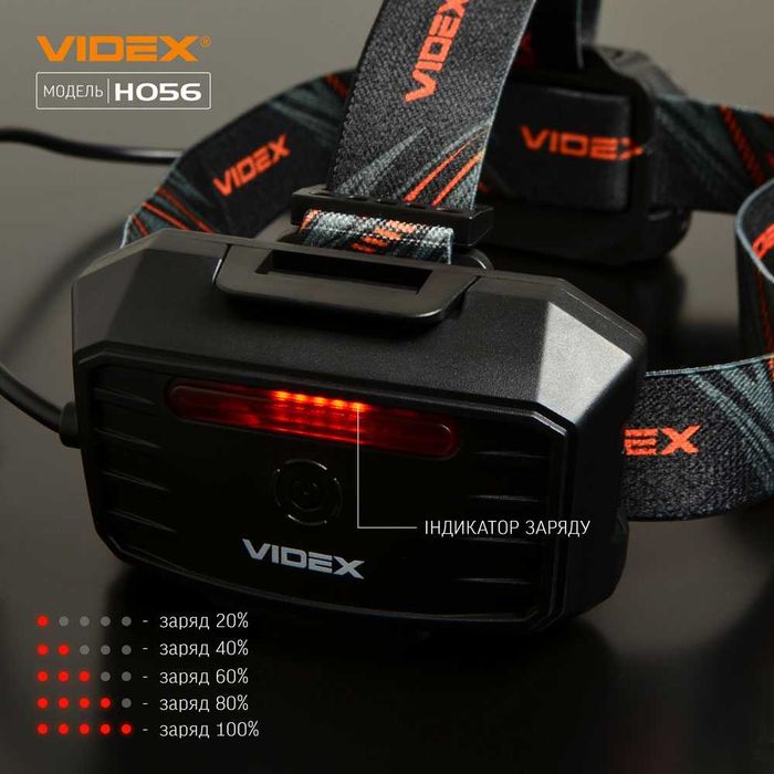 Налобний ліхтарик VIDEX VLF-H056