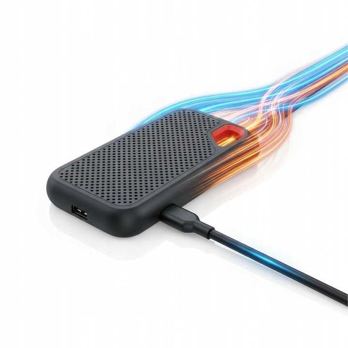 Dysk SSD Przenośny 4TB Do Telefonu iPhone Android Laptopa Mac Szybki