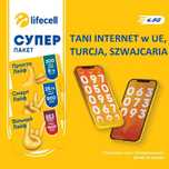 Internet TURCJA EU Karta Starter SIM Lifecell do 40 GB - Internet TIR