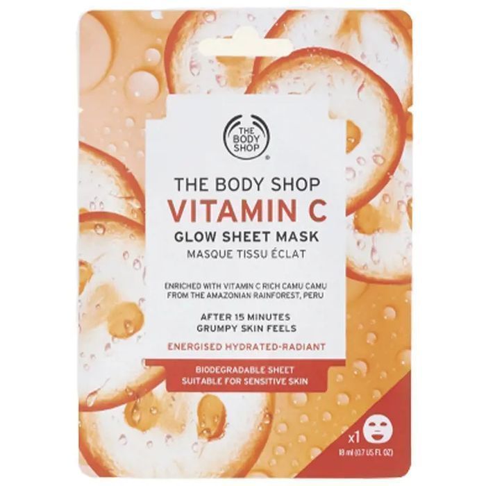 The Body Shop Glow Sheet Mask Maska Do Twarzy Vitamin C 18Ml (P1)