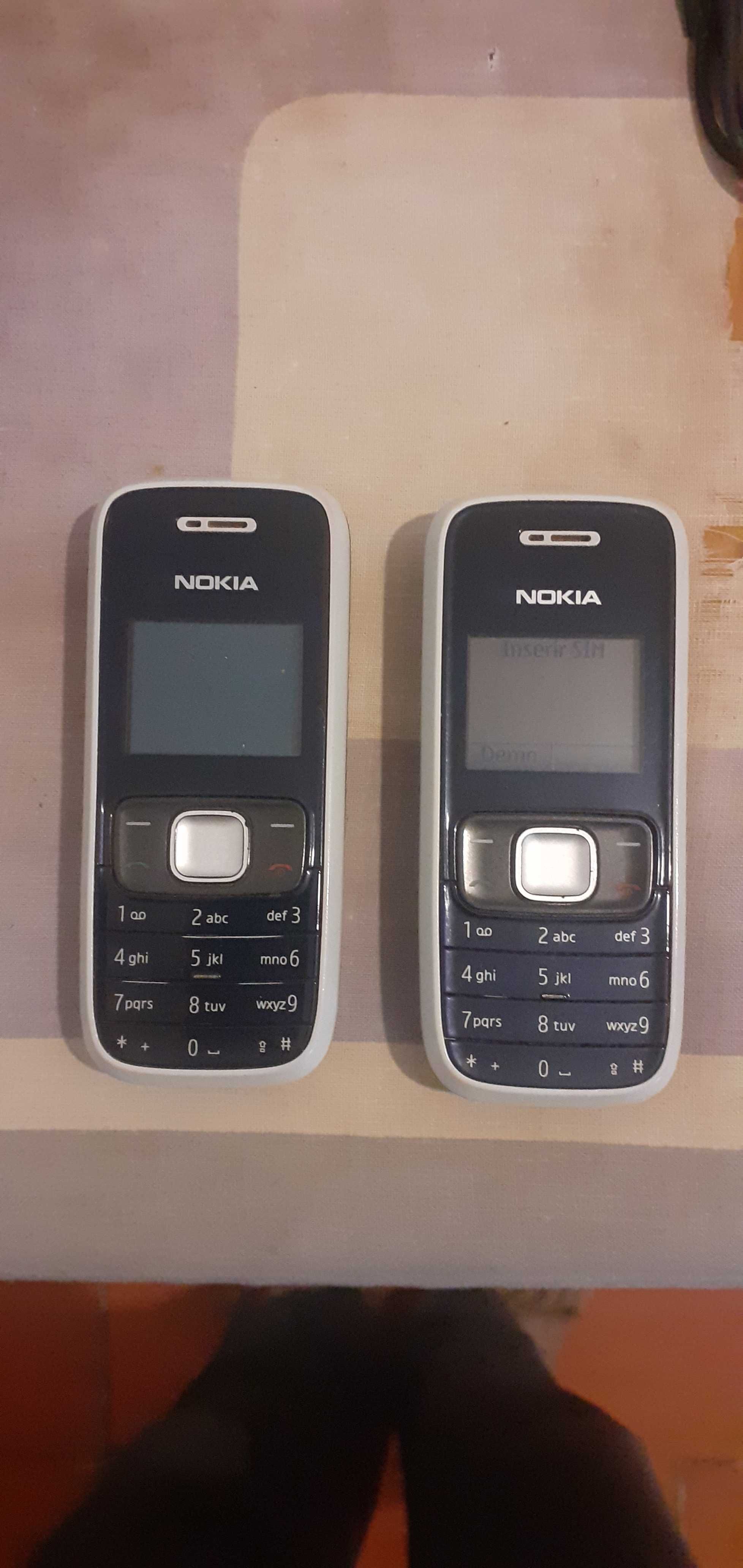 Nokia 1209 com bateria e carregadores