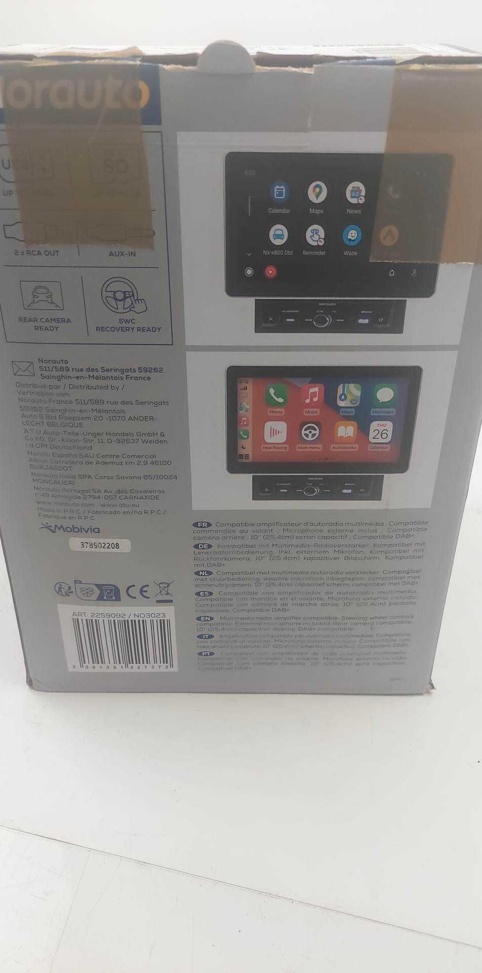 Radio samochodowe NS-X2800DBT z APPLE CarPlay, ANDROID Auto i WEBLINK